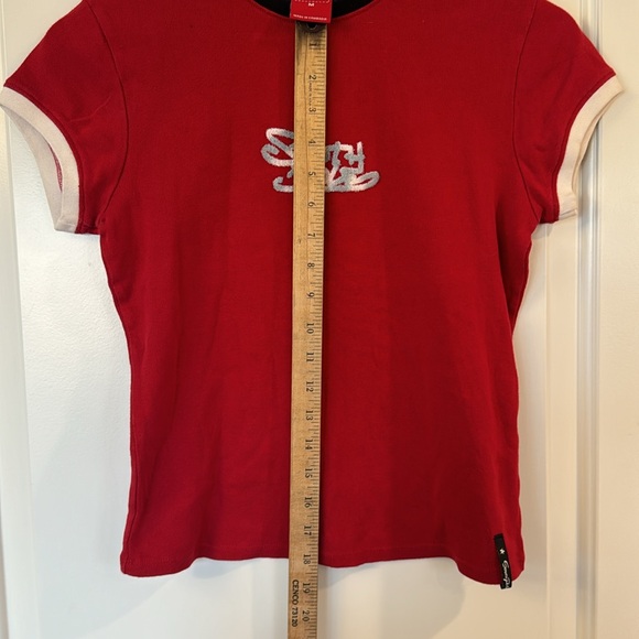 Vintage 00’s Y2K Southpole Embroidered Center Hit Baby Tee/Top Size M - Picture 8 of 10